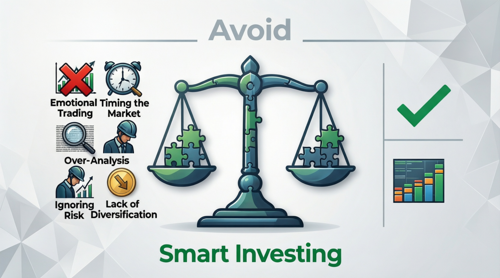 What are common investing mistakes to avoid?