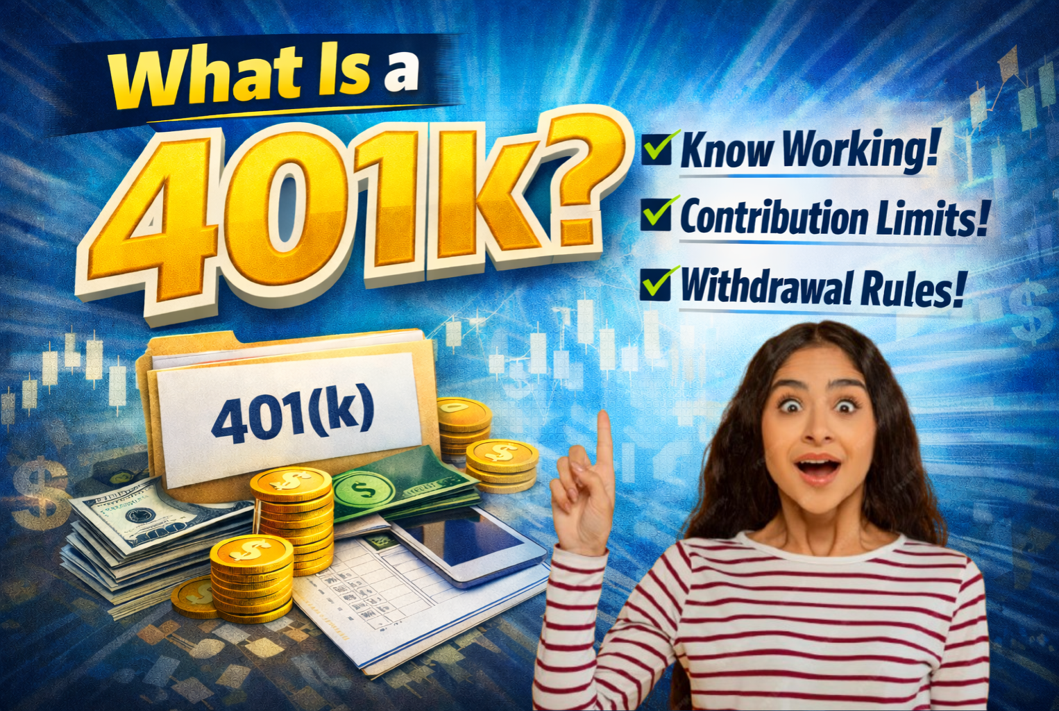 What Is a 401k? Know Working, Contribution Limits, and Withdrawal Rules